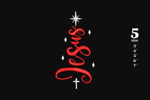 Jesus Embroidery Design