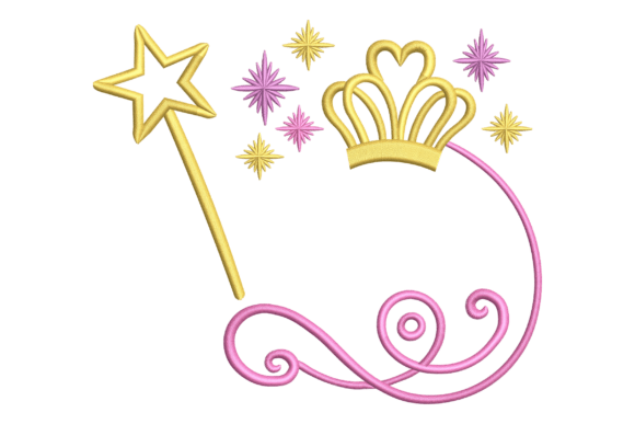 Magic Wand and Crown