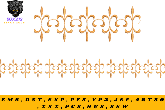 Timeless Motif Embroidery Borders